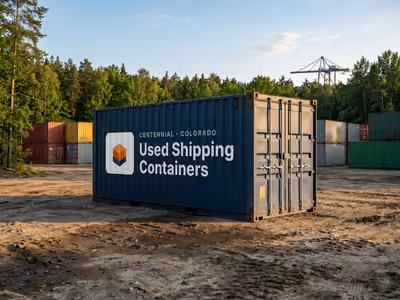 20ft High Cube used shipping container