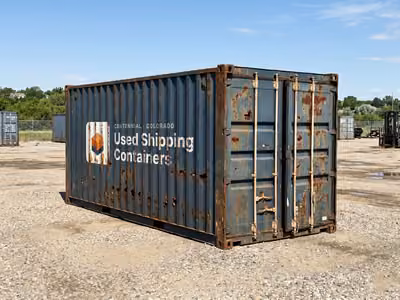 20ft Standard — As-Is used shipping container