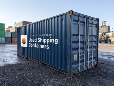 40ft High Cube — Wind & Water Tight used shipping container