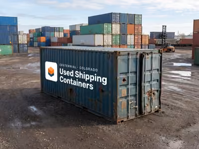 40ft Standard — As-Is used shipping container